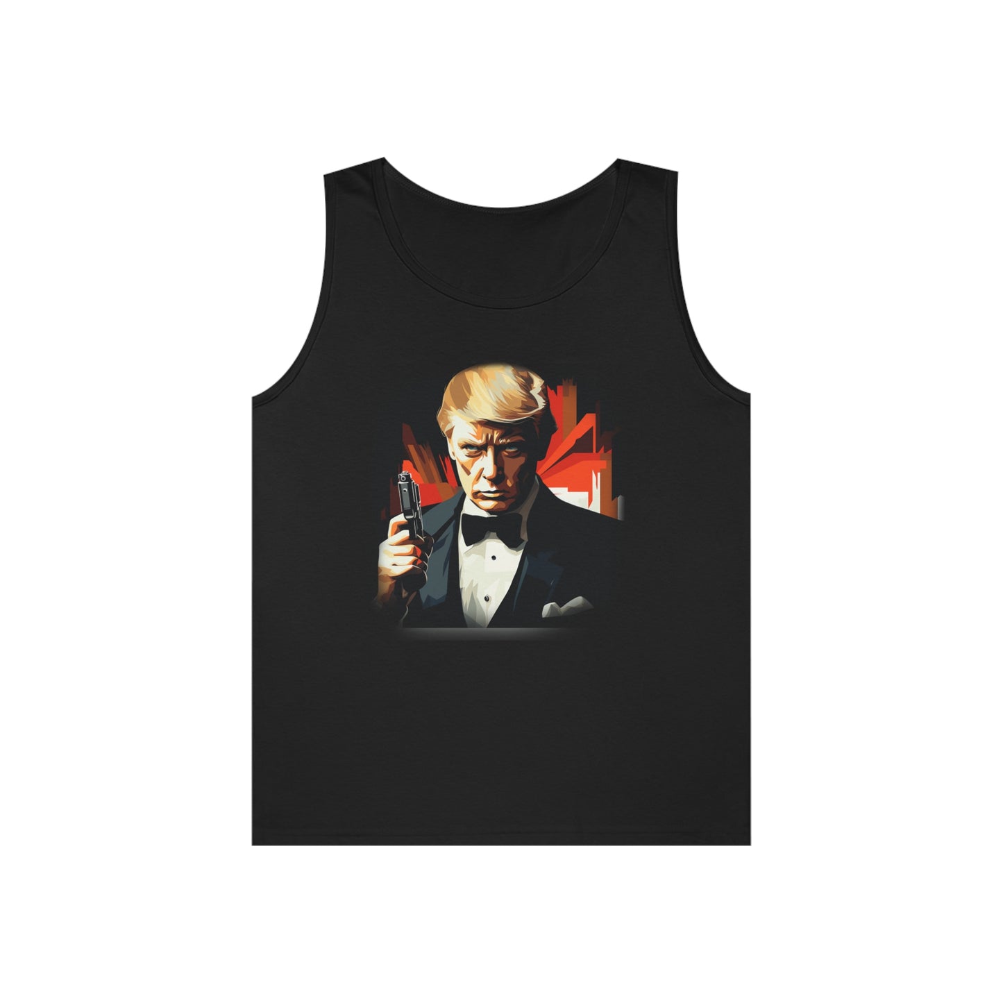 Trumpfinger Black Tank Top