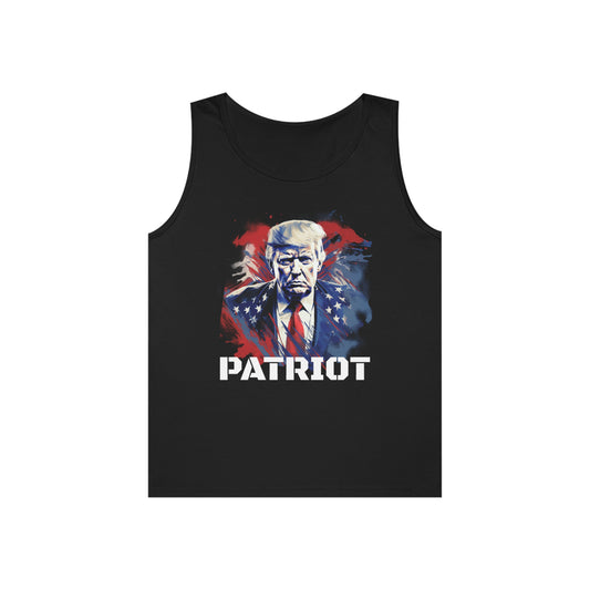 DT Patriot Black Cotton Tank Top